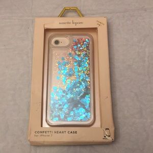 CONFETTI HEART CASE NEW no tags
